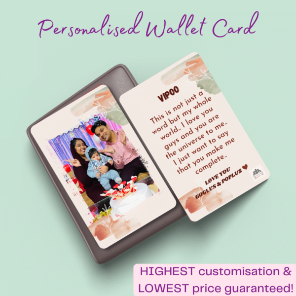 Personalized Wallet Card