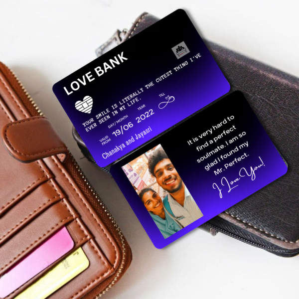 Love Bank Wallet Card