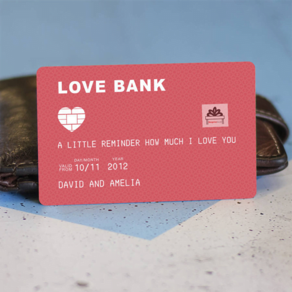 Love Bank Wallet Card